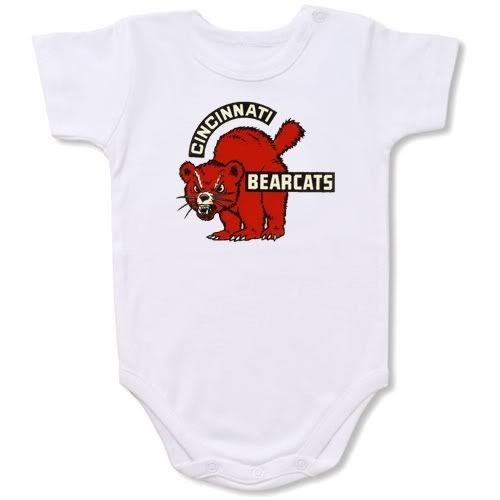 Cincinnati Bearcats Baby Bodysuit Creeper #01